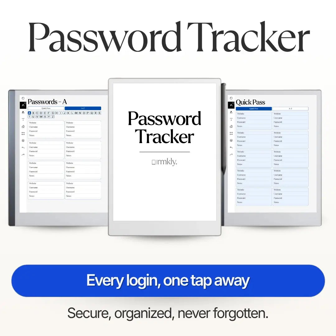 RMKly - Password Tracker