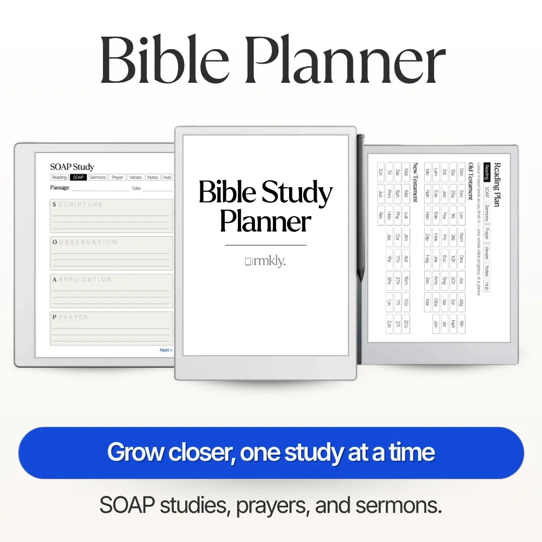 RMKly - Bible Study Planner